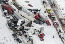 Tormenta de nieve causa caos vial masivo en EE. UU.