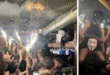 Dueños del bar incendiado en Suiza llegan al juzgado entre gritos e insultos