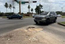Huecos en el semáforo de Av. Libertador genera incomodidad a los conductores