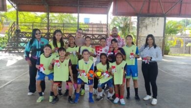 AFEM y Comisión de Féminas impulsan el talento Sub-13 de la Academia Mejía en Maturín