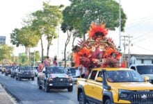 Con una gran caravana vecinos de Las Brisas del Orinoco continúan celebrando