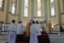 Catedral de Maturín celebra la Misa Crismal y consagración de los Santos Óleos