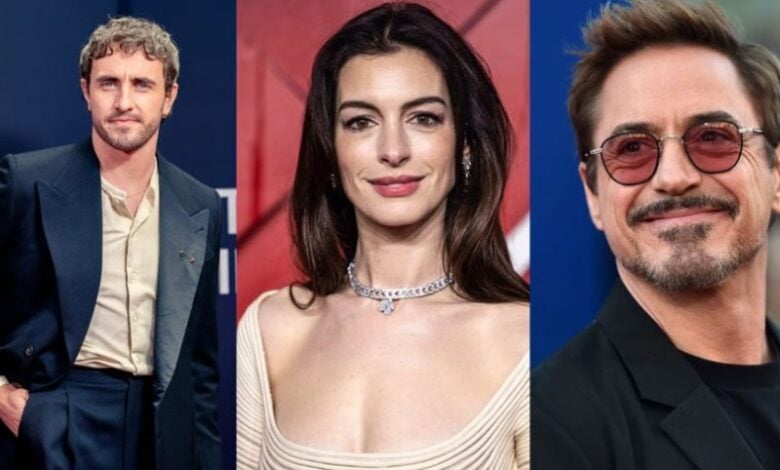 Paul Mescal, Robert Downey Jr. y Anne Hathaway confirmados como presentadores de los Óscar