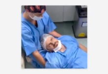 Quiso apoyar a su esposa en el parto, se desmayó y terminó siendo el paciente