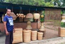 Artesanos de Punceres mantienen viva la tradición de elaborar cestas de moriche