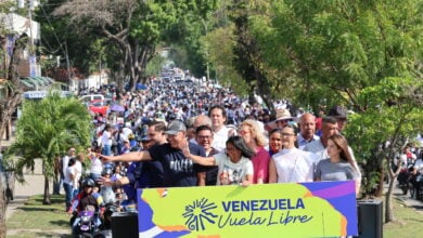 Delcy Rodríguez lidera en Barquisimeto la Gran Peregrinación por una "Venezuela sin Sanciones"