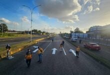 Plan de asfaltado en Maturín avanza a la fase de demarcación en la avenida Bella Vista