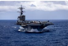 EEUU despliega un tercer portaaviones en Oriente Medio para presionar a Irán