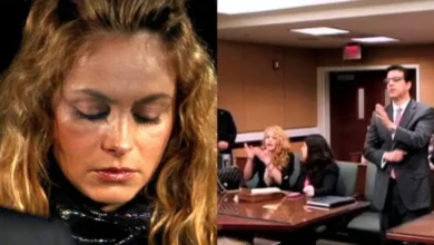 El detalle que marcó la llegada de Paulina Rubio al tribunal: media hora tarde y un traje blanco