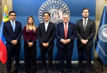 Primer encuentro entre el BCV y la Bolsa de Valores sobre mercado de capitales