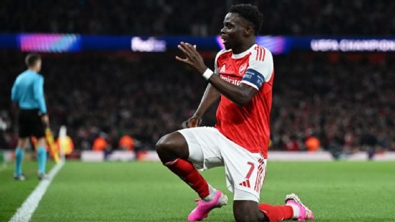 Gol de Saka lleva al Arsenal a la Final de la Champions
