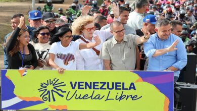 Presidenta encargada lidera caravana de la Gran Peregrinación Nacional en Anzoátegui