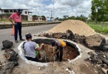 Inician reparación de socavamiento en la avenida Casanova de La Floresta