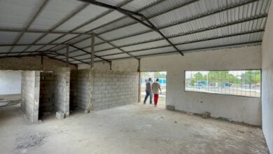 Avanzan en la construcción de un nuevo centro educativo en Brisas del Libertador