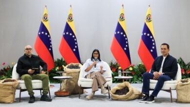 Delcy Rodríguez lidera asamblea con caficultores en el I Encuentro del Plan Comunal del Café 2026