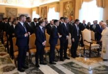 El papa León XIV recibe al Inter de Milán: Son modelos para los jóvenes