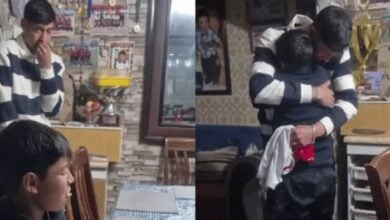El futbolista Agustín Ortiz sorprende a un niño chileno en su fiesta de cumpleaños