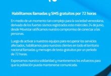 Movistar habilita llamadas y mensajes de textos gratuitos por 72 horas tras fuertes sismos en Venezuela