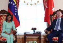 Delcy Rodríguez se reunió con el presidente Erdogan en Ankara para profundizar cooperación bilateral