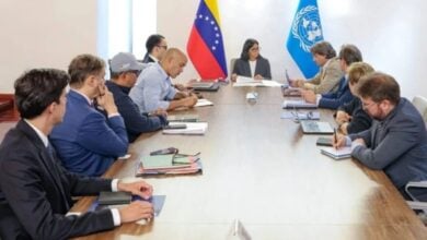 La presidenta encargada Delcy Rodríguez y la ONU afinan el plan de recuperación tras los sismos