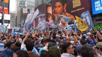 Marea de aficionados toma Nueva York y Nueva Jersey en la víspera de la final mundialista