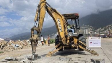 Gobierno Nacional inicia la reconstrucción de la avenida Bicentenario tras el sismo en La Guaira