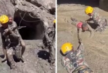 Ejército de Nepal rescata a supervivientes atrapados en un túnel tras devastadora riada