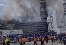 Incendio en complejo de gas en Rusia deja siete trabajadores muertos y nueve desaparecidos