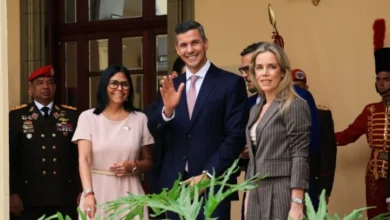 Presidenta Delcy Rodríguez recibe al presidente de Paraguay en Miraflores