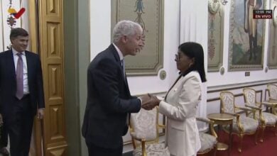 Presidenta Delcy Rodríguez recibe en Miraflores al secretario de Energía de EE. UU.