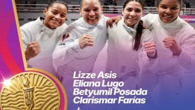 Venezuela logra el oro en espada femenina al derrotar a Chile en Suramericanos
