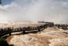 Crecida del río obliga a restringir el acceso a las Cataratas del Iguazú