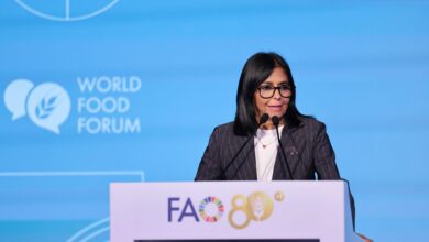 Presidenta Delcy Rodríguez interviene en el Foro Mundial de la Alimentación de la FAO