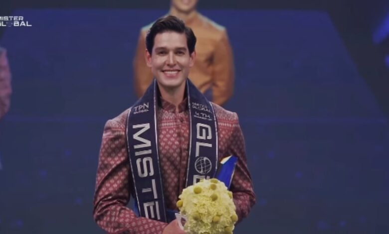 Alejandro Quintero logra el cuarto lugar en el Míster Global 2026